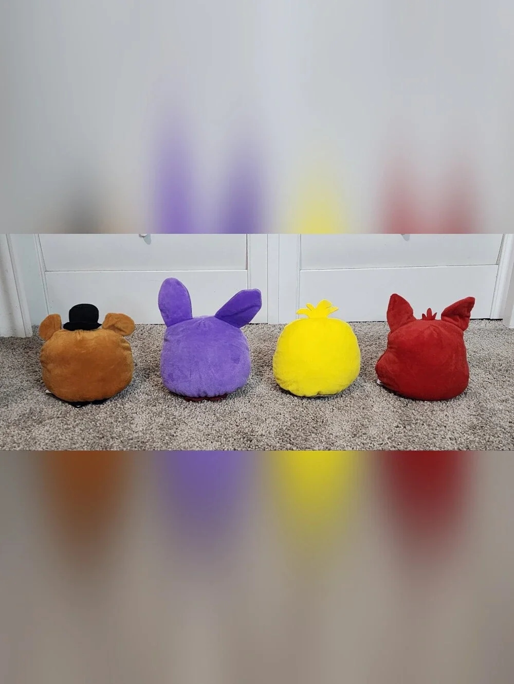 Five Nights At Freddy's Plush Lot, Nightmare Freddy/Bonnie, Reversible FNAF Set